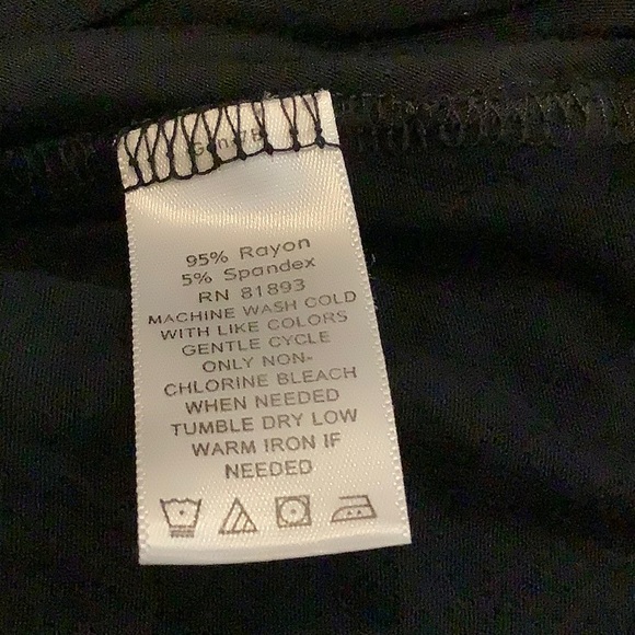 NWOT H BY HALSTON Black Oversized High/Low Shortsleeved Maxi Dress XS - Picture 6 of 7